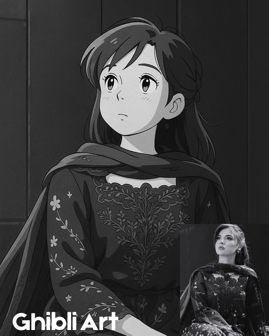 Custom Digital Ghibli Art – Personalized Art from Your Photo
